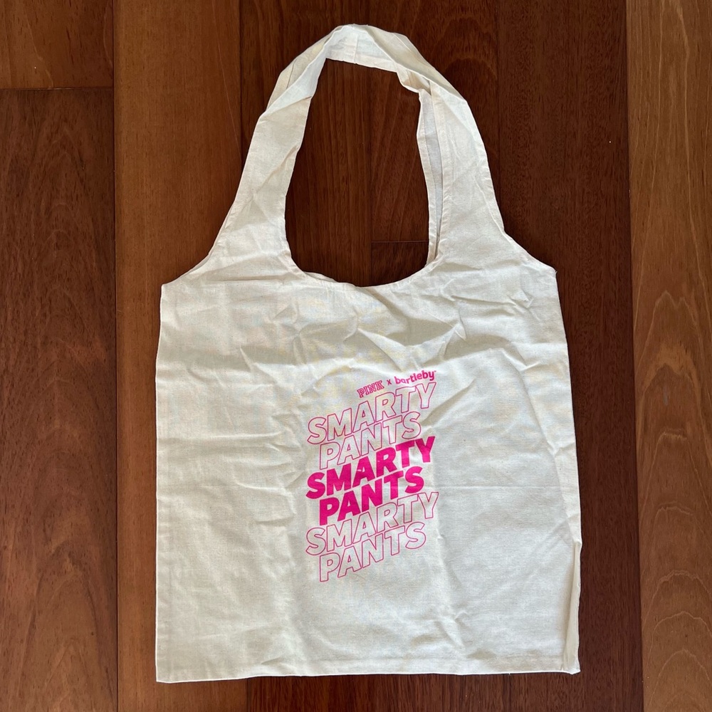 Smarty Pants PINK x Bartleby Exclusive Canvas Tote Bag